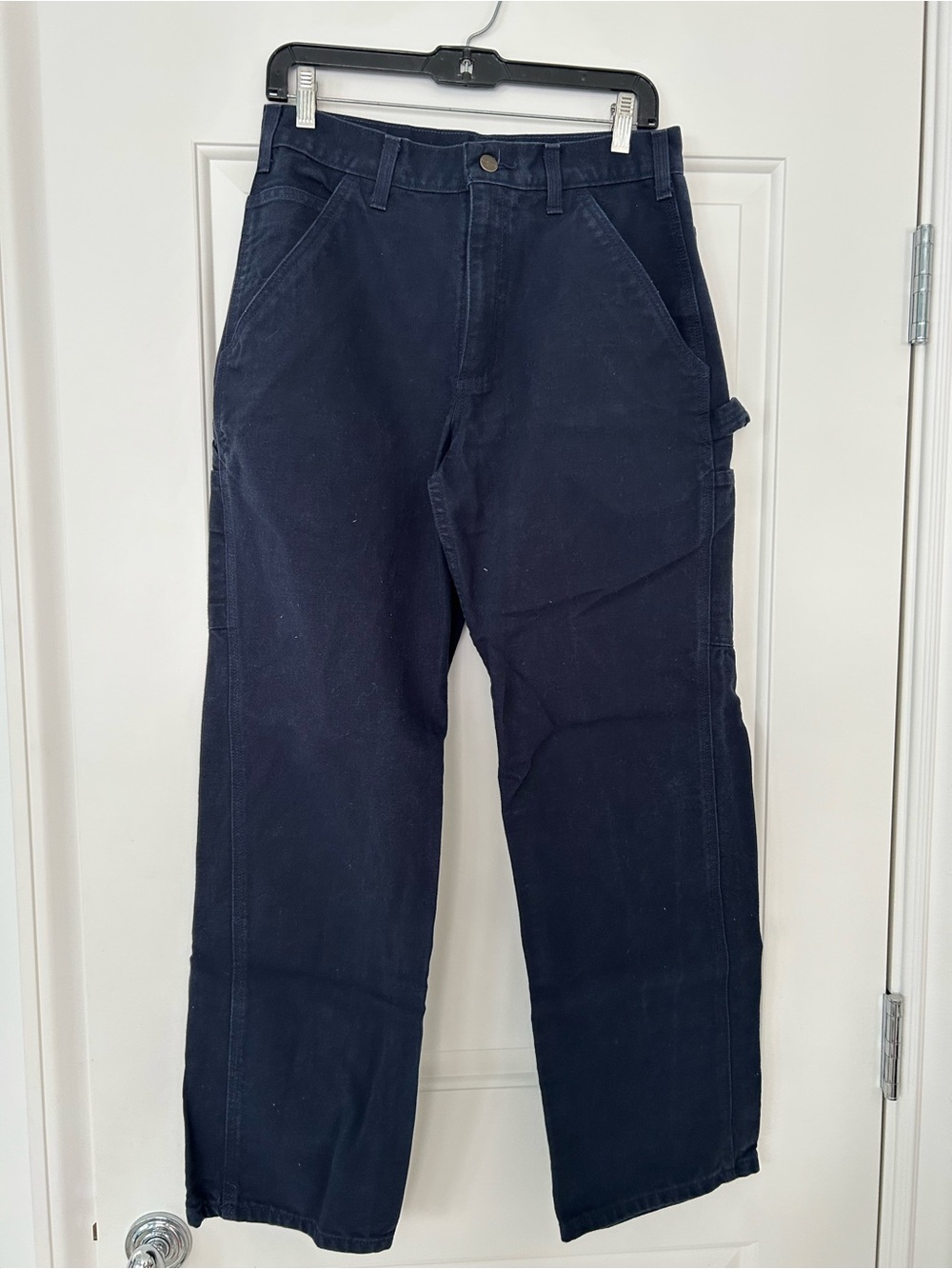 Carhartt Heavy Canvas Carpenter Pants in Navy